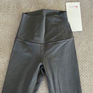 Brand new high rise align grey size 0 25”